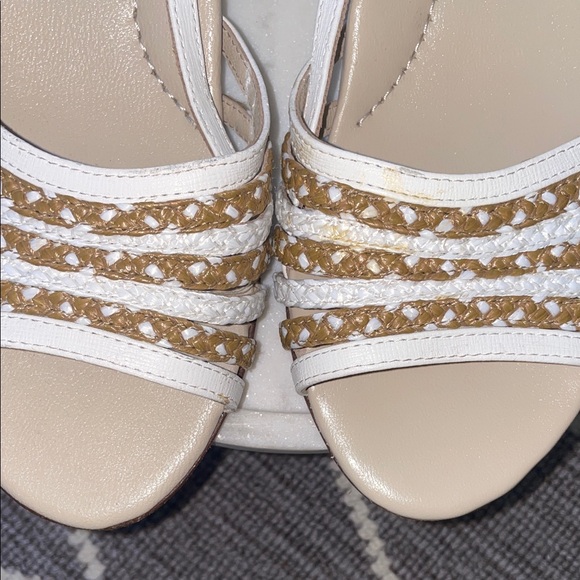 Eric Javits Women's Sandals in Cream and tan - Picture 4 of 5